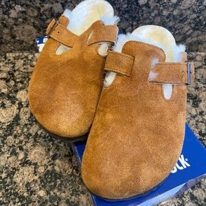 Birkenstock Boston Clog w/Shearling - size 38